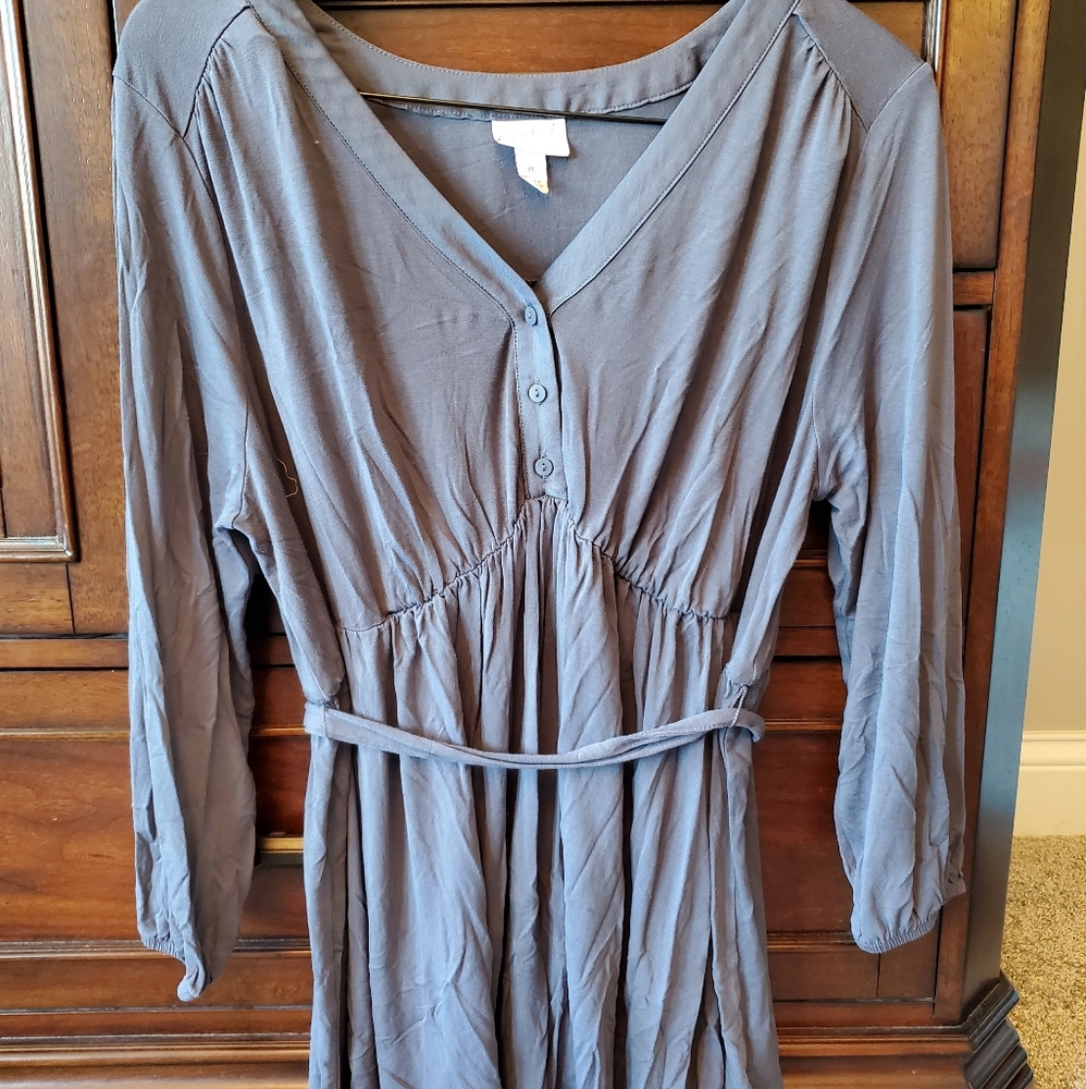 Grey Isabel maternity blouse size XL